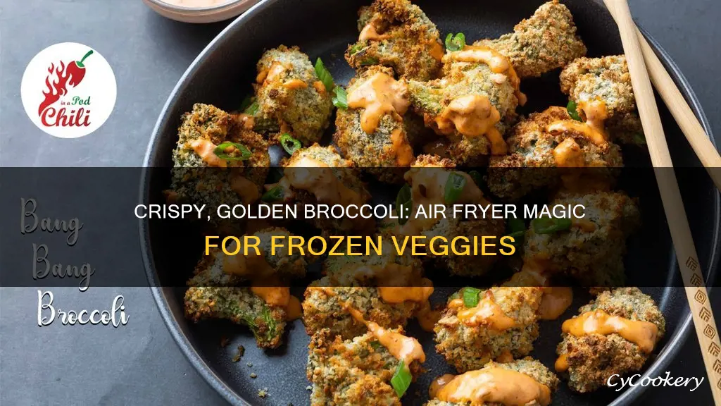 how to cook batter dipped fozen broccoli in air fryer