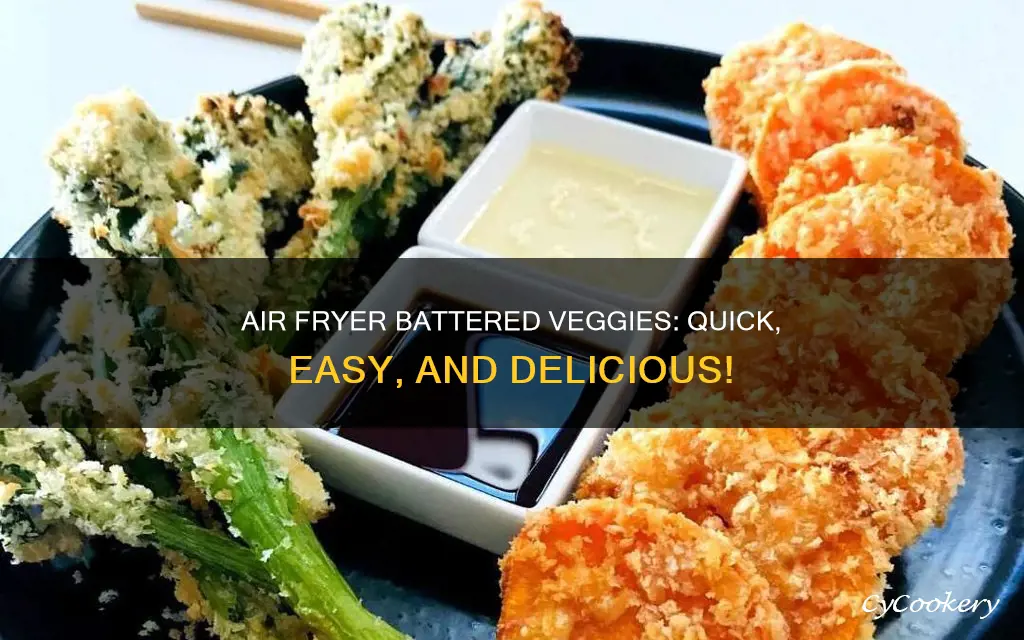 how to cook battered vegetables in an air fryer