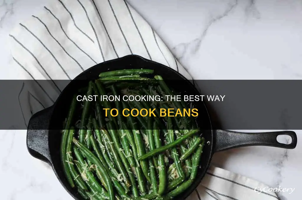 how to cook beans in a cast iron pot