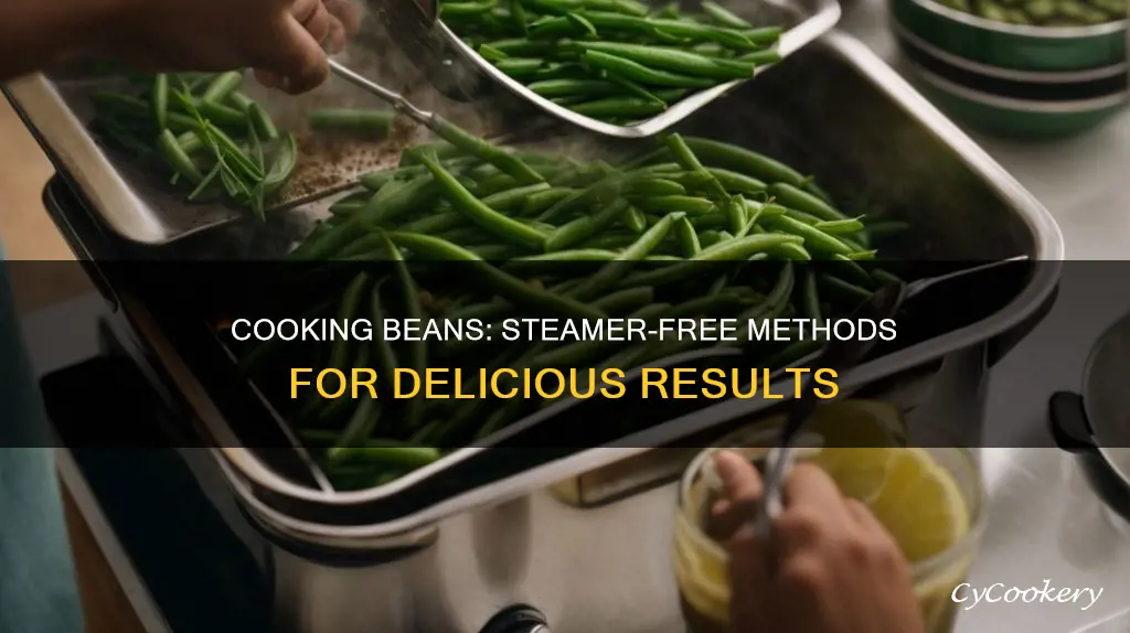 how to cook beans without a steamer