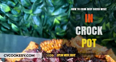 Crock Pot Magic: Tender Beef Cheek Feast