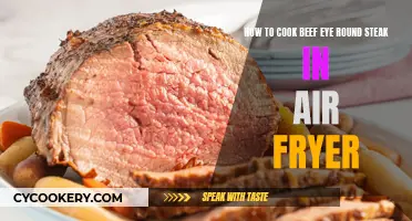 Tender Beef Eye Round: Air Fryer Perfection