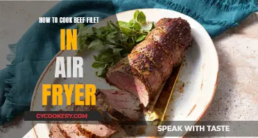 Air-Fried Beef Fillet: Quick, Tender, and Delicious