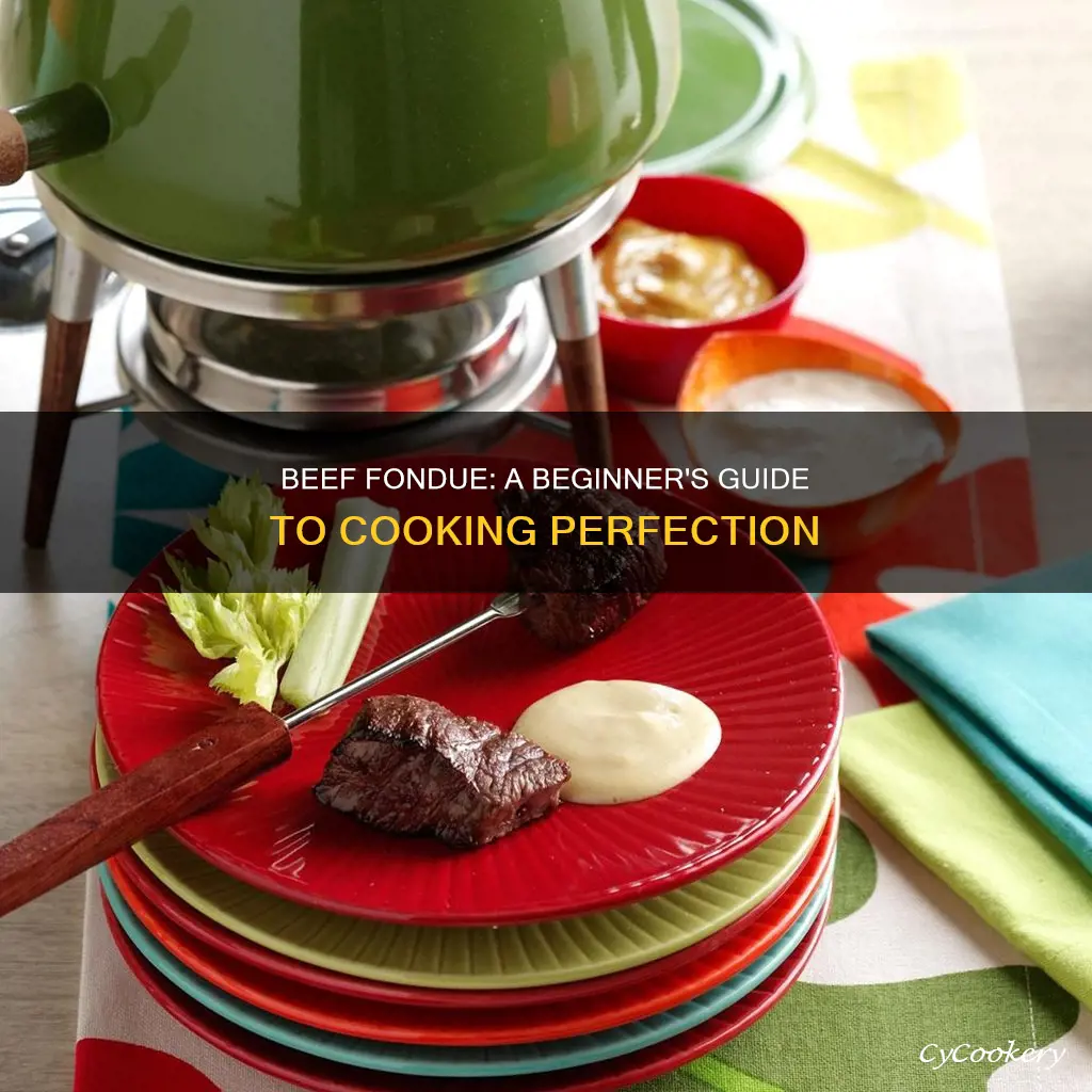 how to cook beef fondue