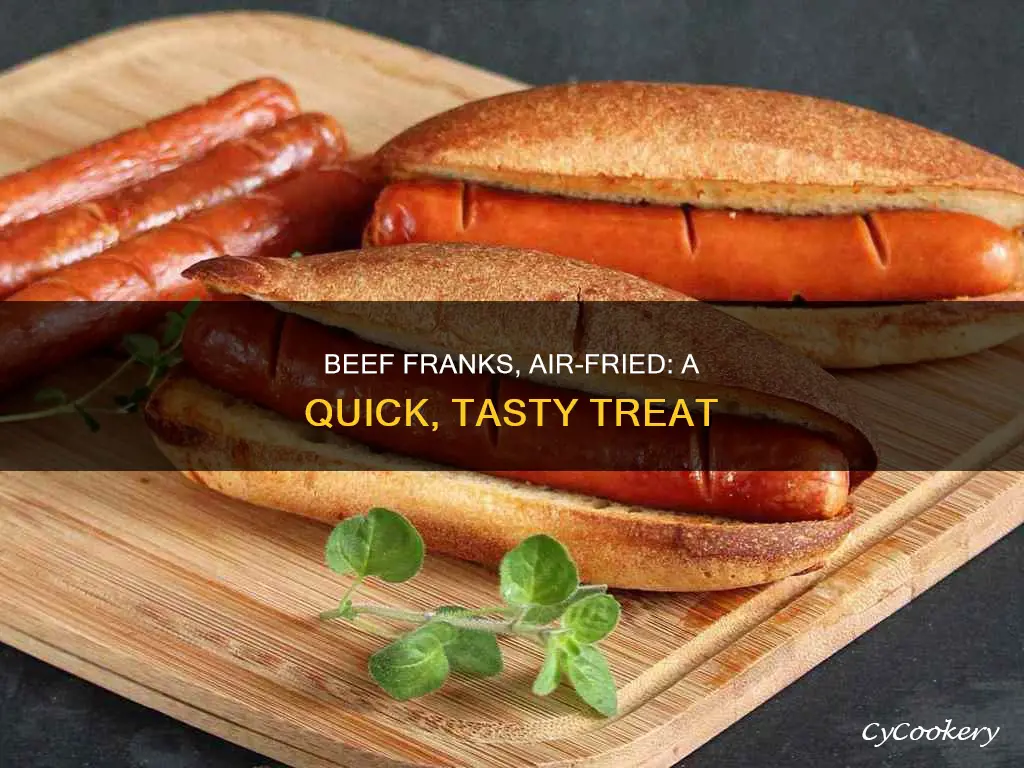 how to cook beef franks in air fryer