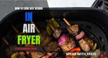 Air-Fried Beef Kebabs: Quick, Easy, and Delicious