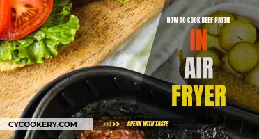 Air-Fryer Beef Patty: Quick, Crispy, and Delicious