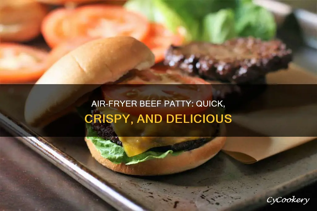 how to cook beef pattie in air fryer