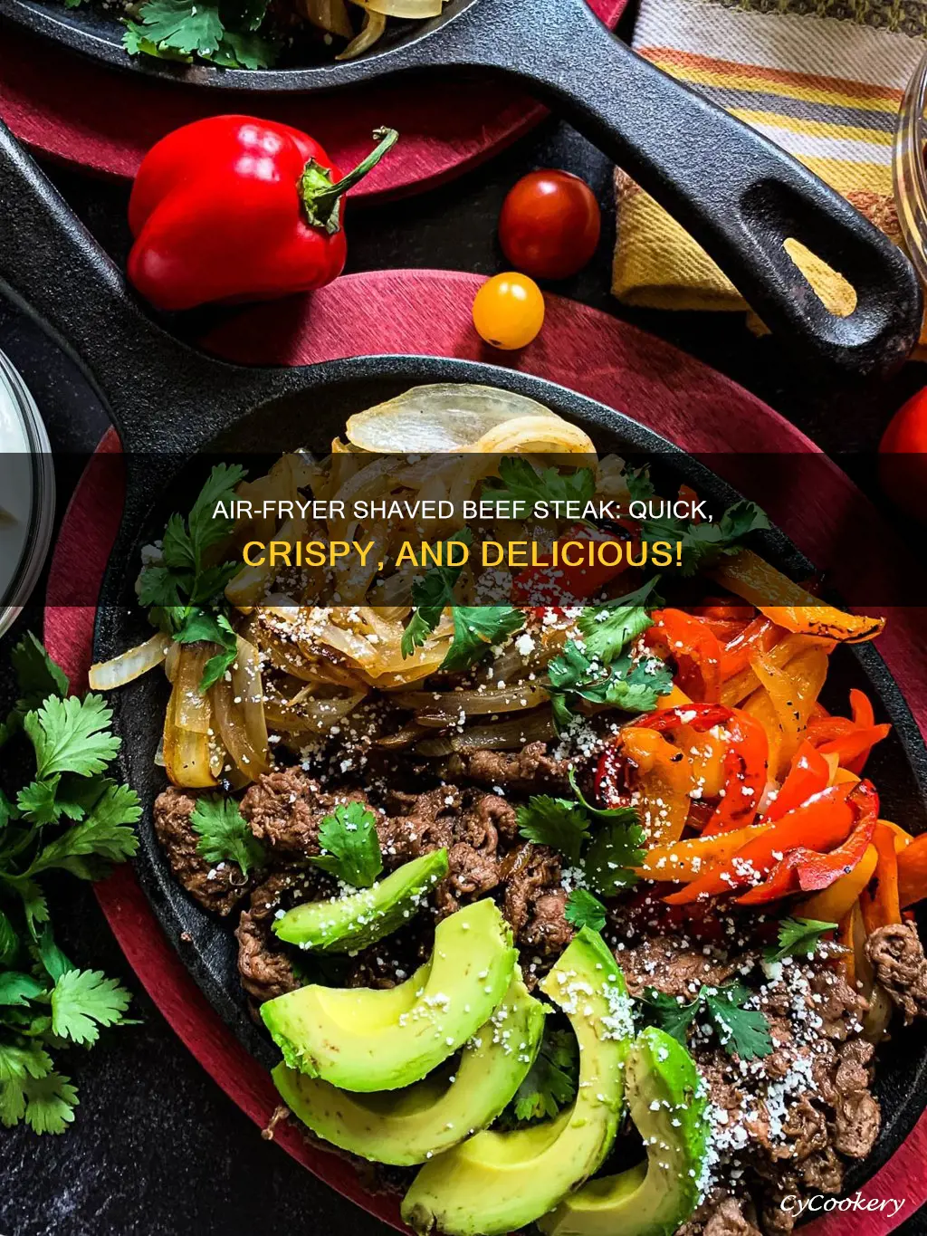how to cook beef shaved steak in air fryer