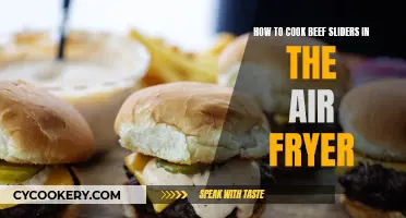 Air-Fried Beef Sliders: Quick, Easy, and Delicious!