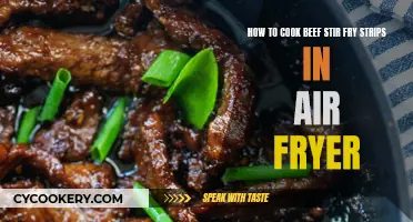 Beef Stir Fry Strips: Air Fryer Magic