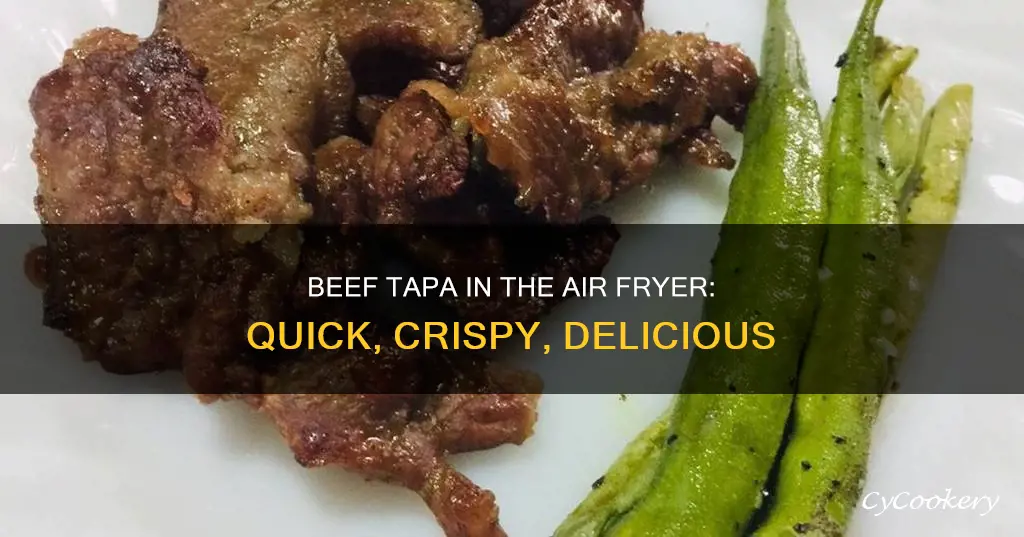 how to cook beef tapa in air fryer