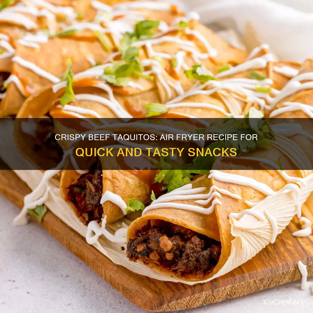 how to cook beef taquitos in air fryer