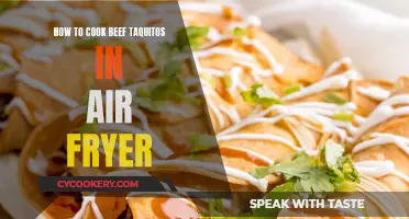 Air-Fried Beef Taquitos: Quick, Easy, and Delicious!