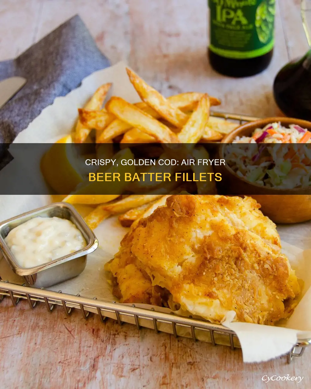 how to cook beer batter cod fillets in air fryer