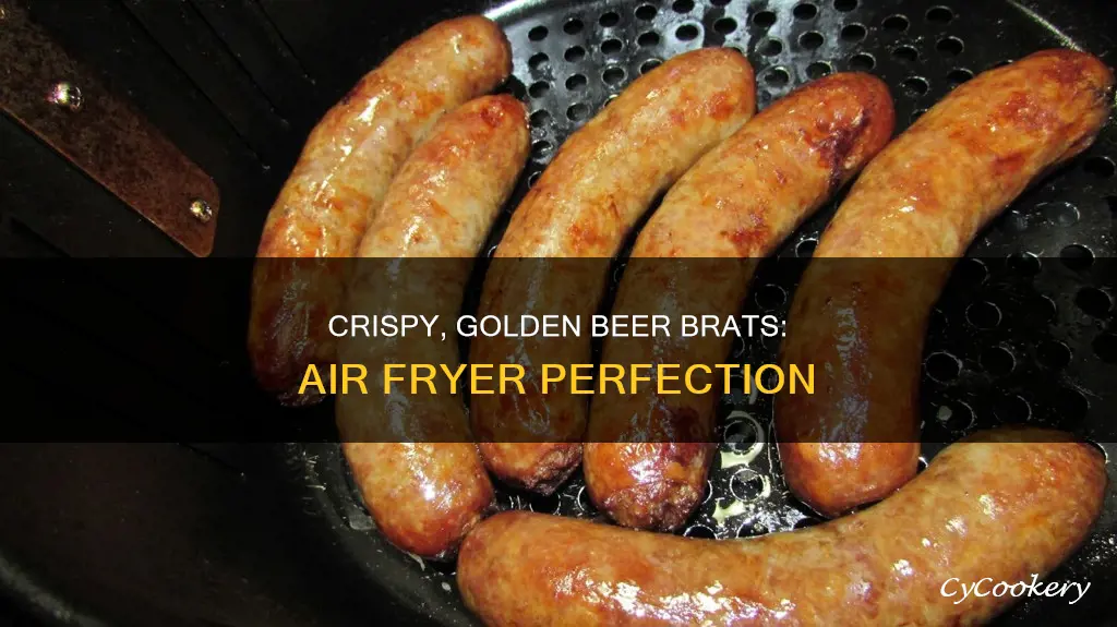 how to cook beer brats in air fryer