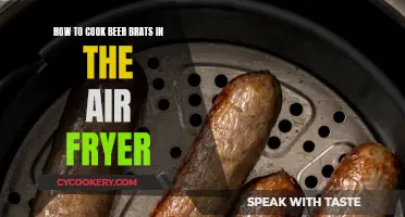 Air-Fried Beer Brats: A Quick, Tasty Treat