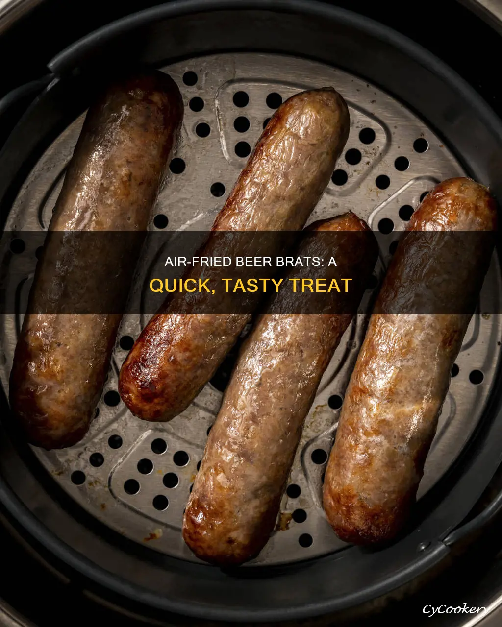 how to cook beer brats in the air fryer