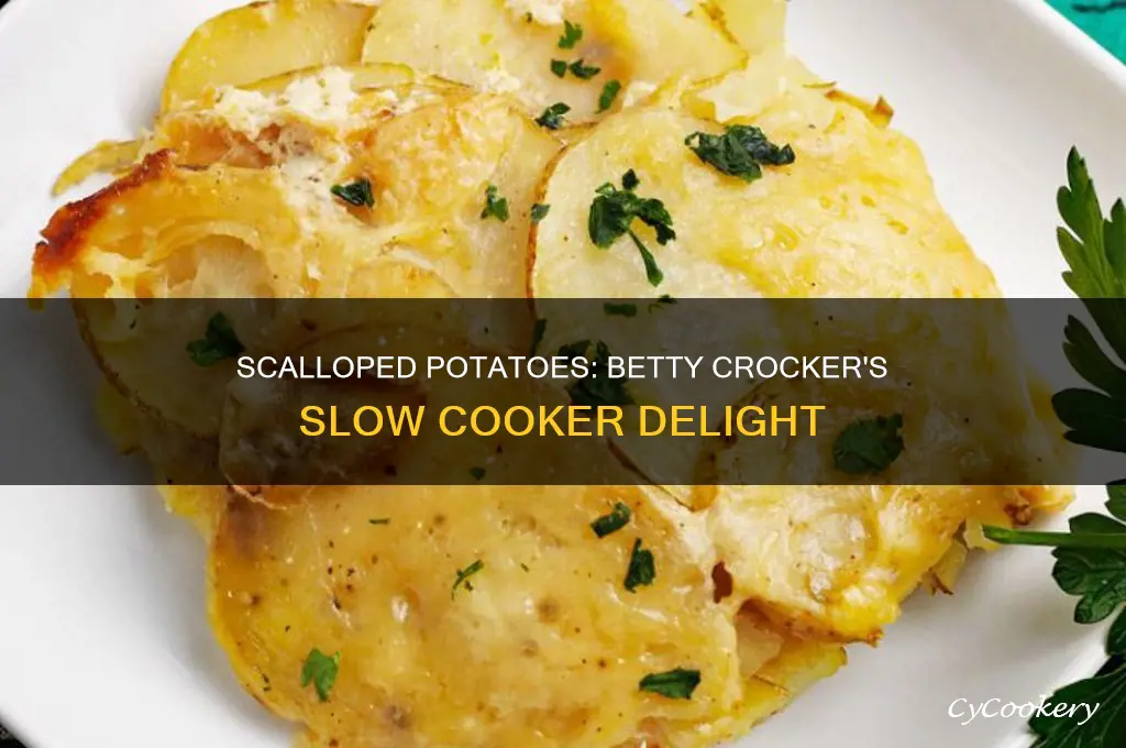 how to cook betty crocker scalloped potatoes in crock pot