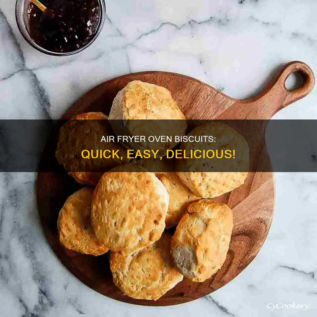 how to cook biscuits in the power air fryer oven