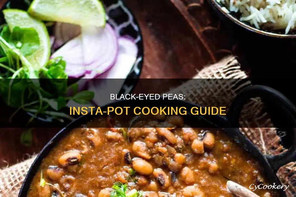 how to cook black eyed peas in insta pot
