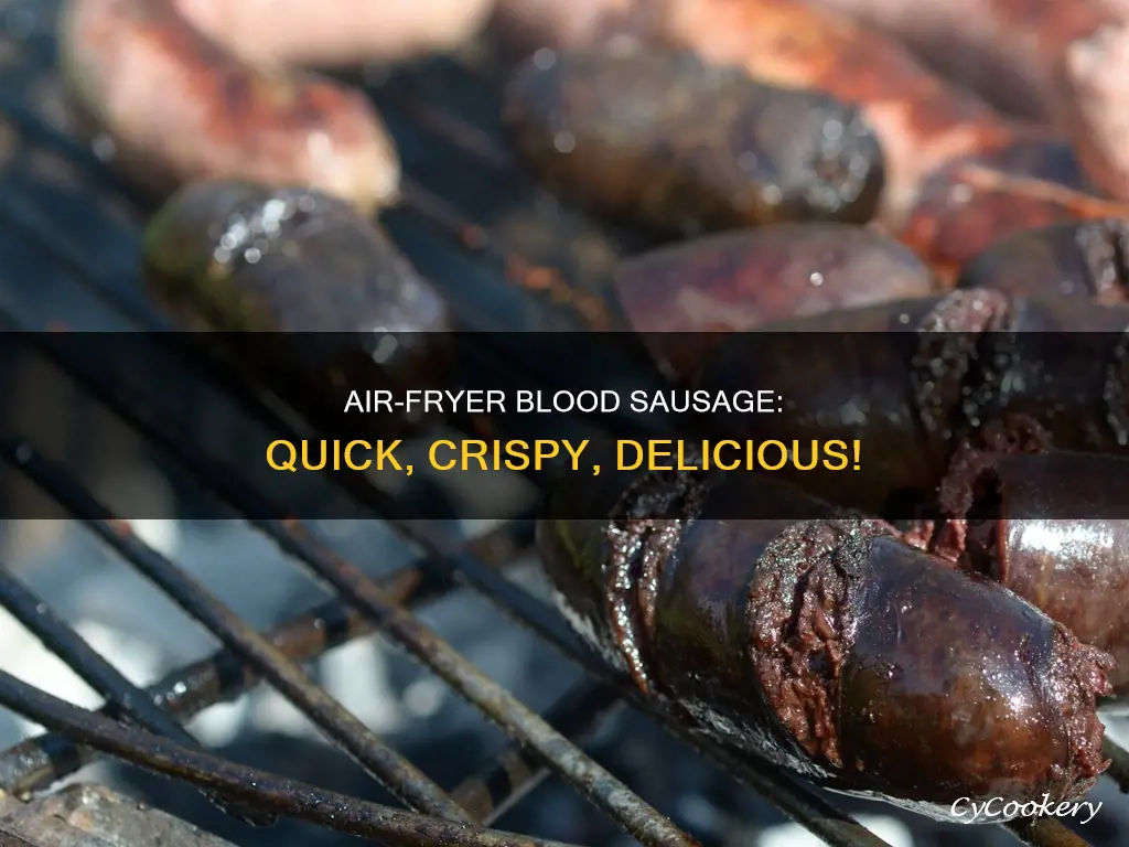 how to cook blood sausage in air fryer