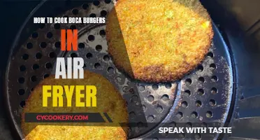 Air-Fryer BOCA Burgers: Quick, Crispy, and Delicious!