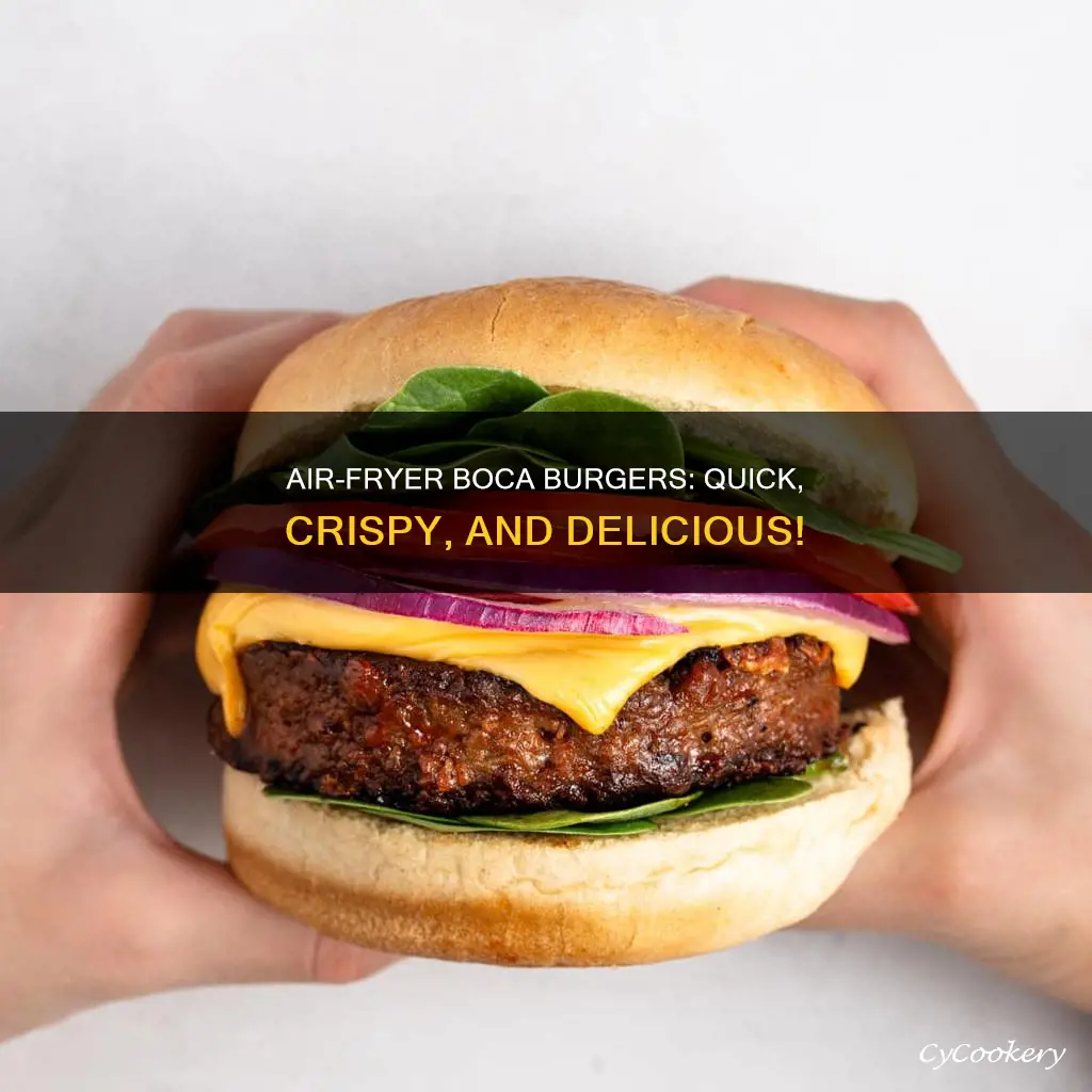 how to cook boca burgers in air fryer
