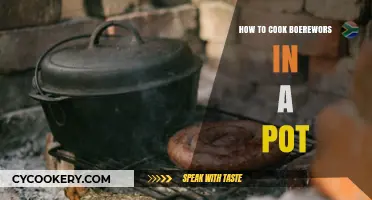 A Tasty Boerewors Pot: Quick, Easy, Delicious!