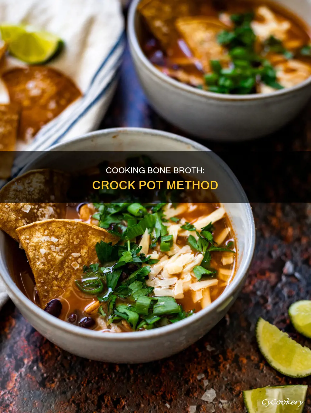 how to cook bone broth in a crock pot