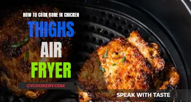 Crispy Air-Fried Bone-In Chicken Thighs: A Quick and Easy Recipe