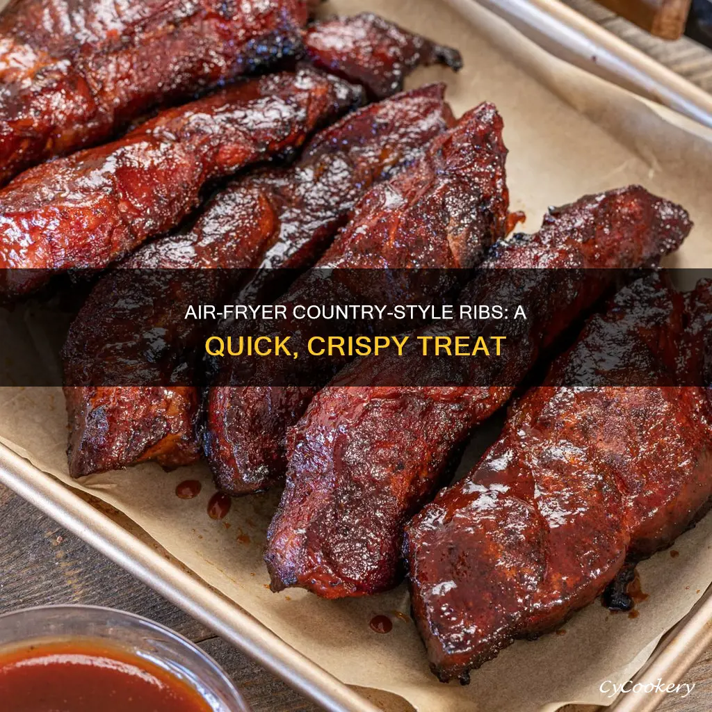 how to cook bone-in country style ribs in air fryer