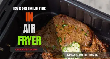 Tender, Juicy Steak: Air Fryer Mastery for Boneless Cuts