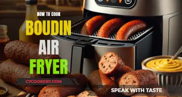 Air Fryer Cooking: Perfect Boudin in Minutes