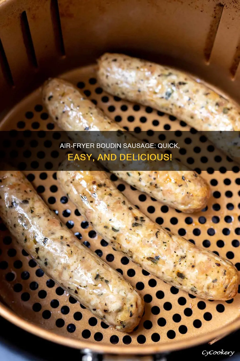 how to cook boudin sausage in air fryer