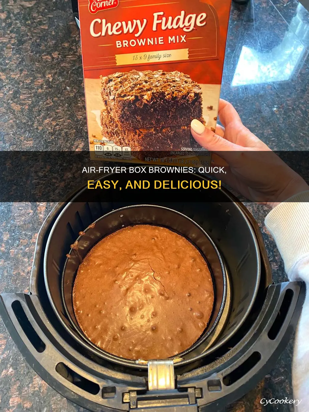 how to cook box brownies in air fryer