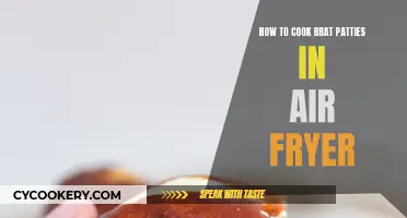 Air Fryer Cooking: Brat Patties Perfection