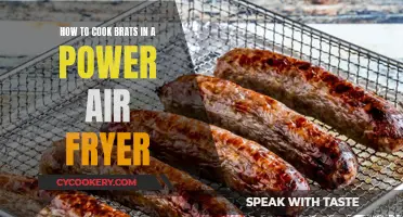 Master the Art of Brats: Power Air Fryer Cooking Made Easy