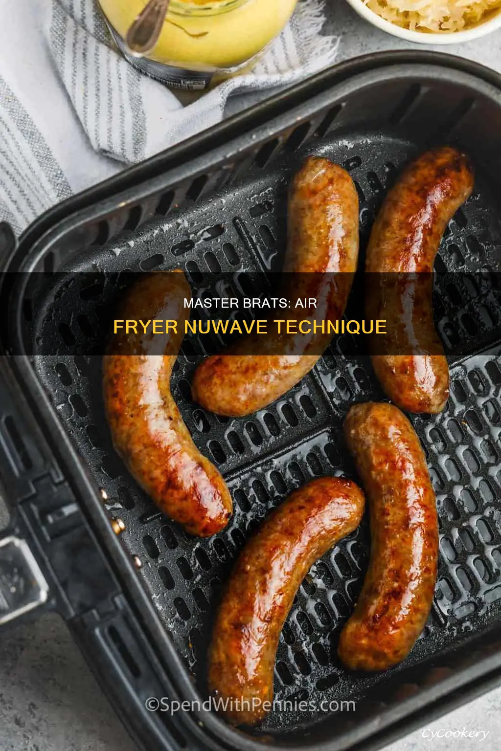 how to cook brats in nuwave air fryer