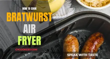 Air-Fryer Bratwurst: Quick, Crispy, and Delicious