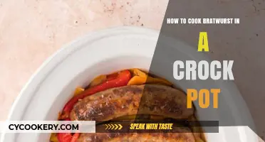 Crock-Pot Cooking: Juicy Bratwurst Perfection