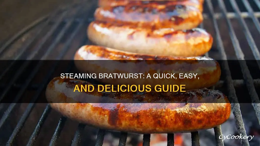 how to cook bratwurst in a steamer