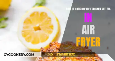 Air-Fryer Breaded Chicken Cutlets: Quick, Crispy, and Delicious!