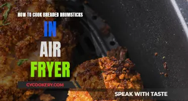 Crispy Air Fryer Drumsticks: Breaded Perfection in 20 Minutes!