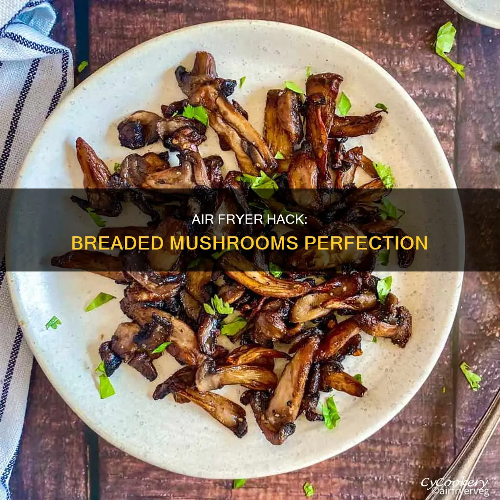 how to cook breaded frozen mushrooms in air fryer