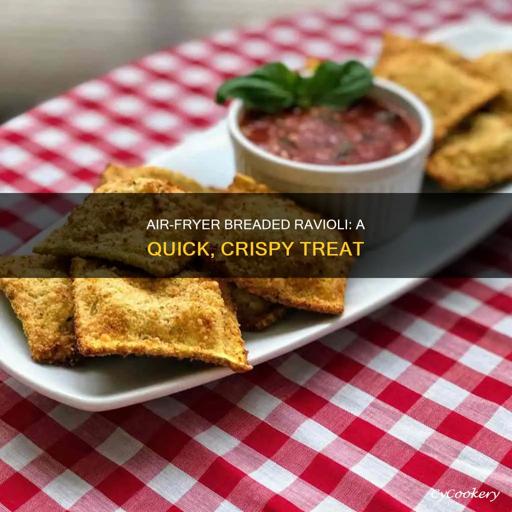how to cook breaded ravioli in an air fryer