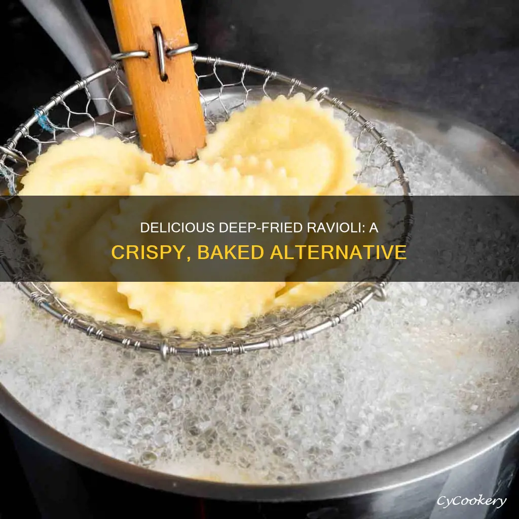 how to cook breaked ravioli without deep fryer