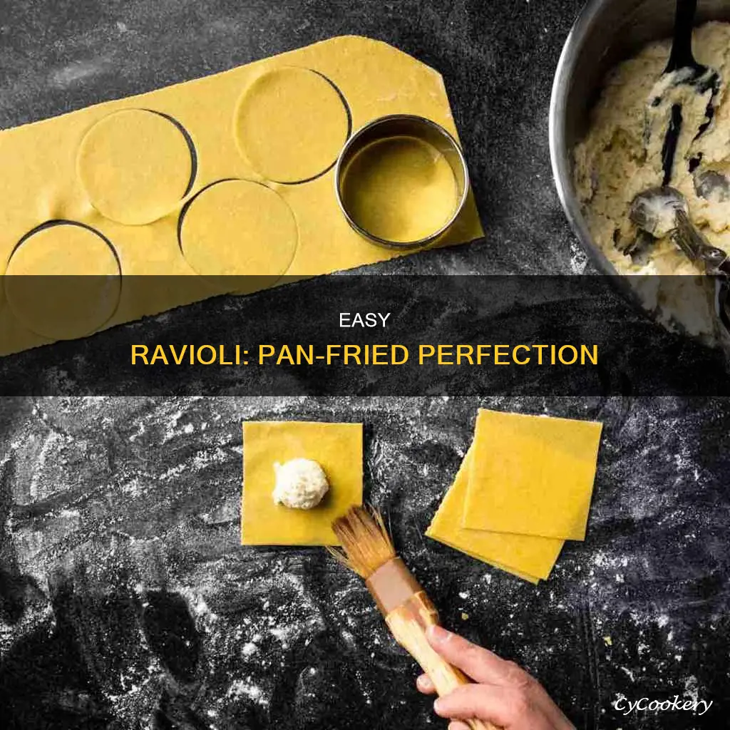 how to cook breaked ravioli without deep fryer