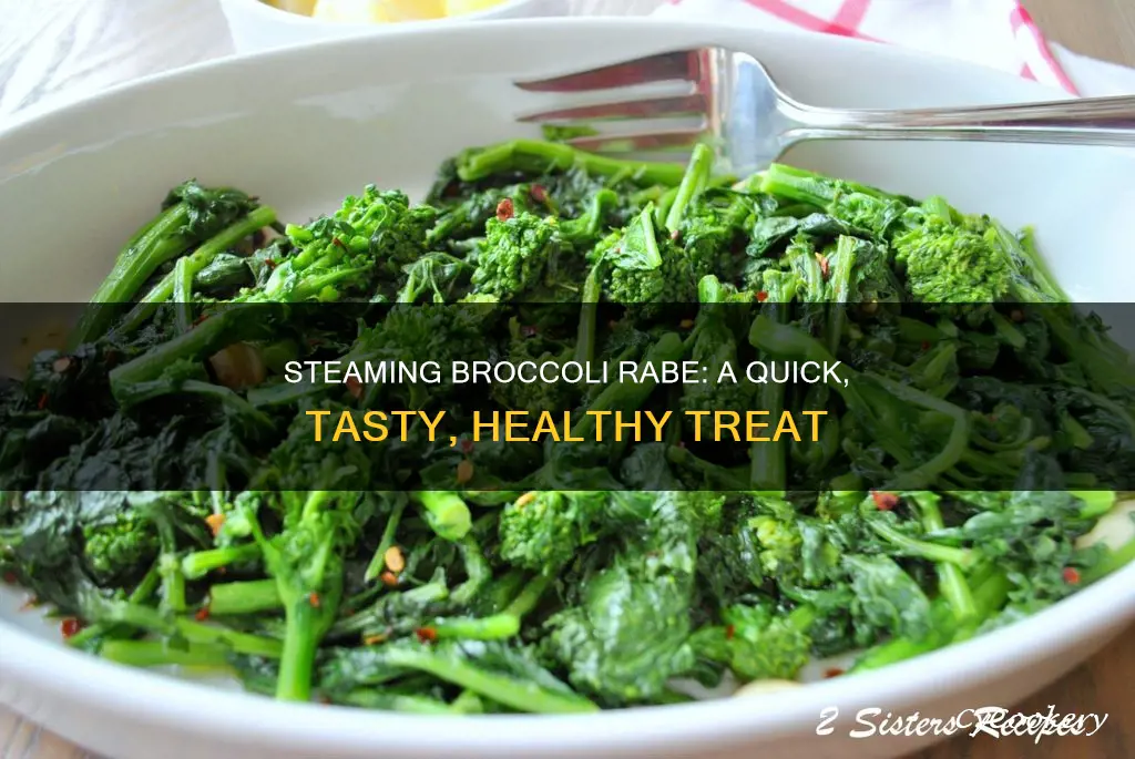 how to cook broccoli rabe steamed