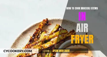 Crispy Broccoli Stem Delight: Air Fryer Magic